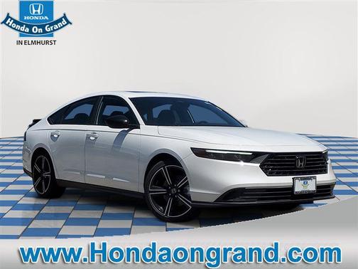 Platinum White Pearl 2026 Honda Accord Hybrid Sport