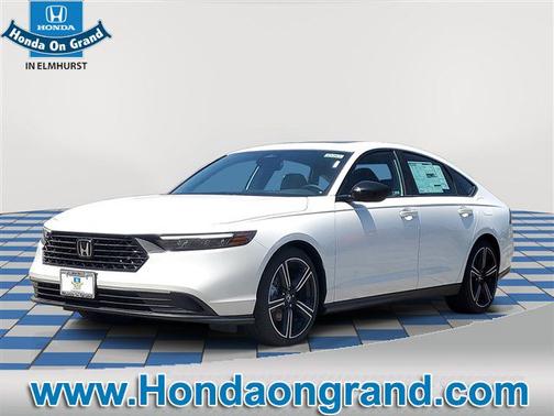 Platinum White Pearl 2026 Honda Accord Hybrid Sport