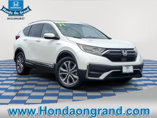 White 2021 Honda CR-V Hybrid Touring