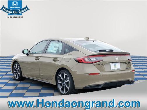 Sand Dune Pearl 2026 Honda Civic Hybrid Sport Touring
