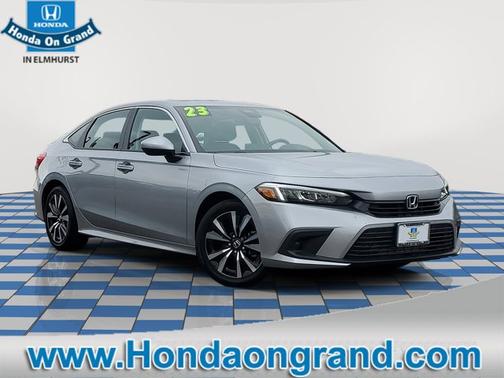 Silver 2023 Honda Civic EX