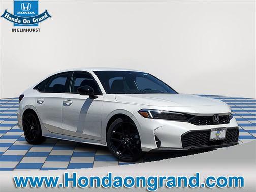 Platinum White Pearl 2026 Honda Civic Sport