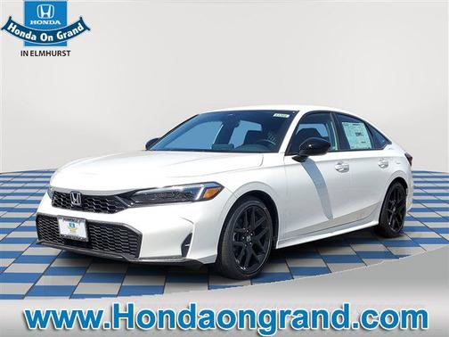 Platinum White Pearl 2026 Honda Civic Sport