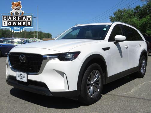 Rhodium White Premium 2024 Mazda CX-90 3.3 Turbo Preferred