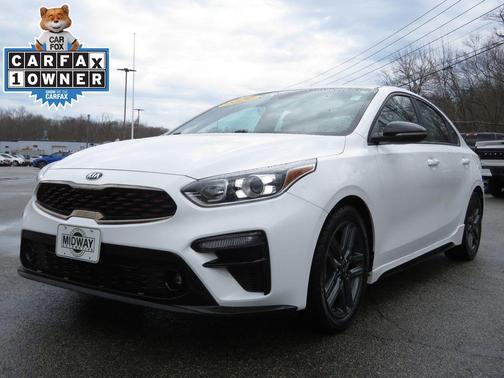 Clear White 2020 Kia Forte GT-Line