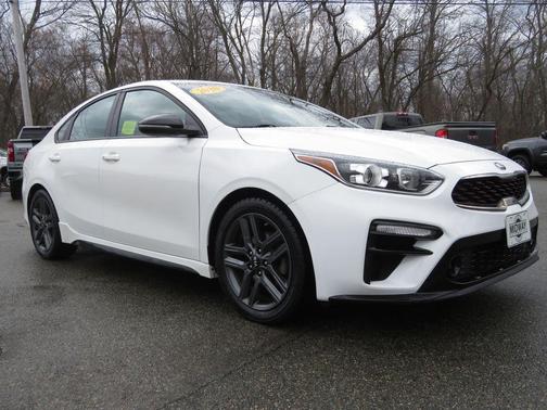 Clear White 2020 Kia Forte GT-Line