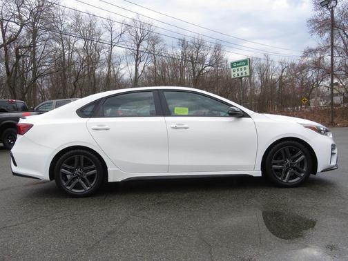 Clear White 2020 Kia Forte GT-Line