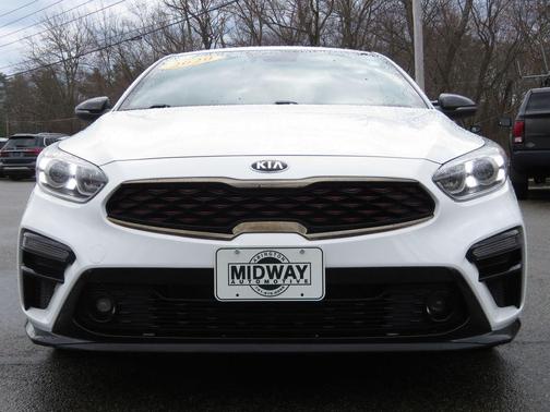 Clear White 2020 Kia Forte GT-Line