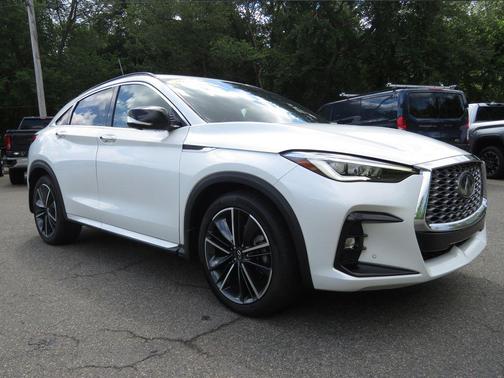 Radiant White 2023 INFINITI QX55 SENSORY