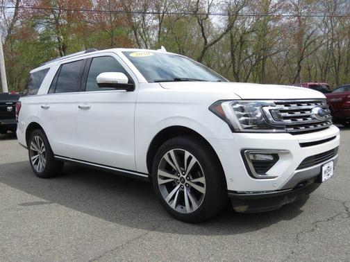 Star White Metallic Tri-Coat 2020 Ford Expedition Limited
