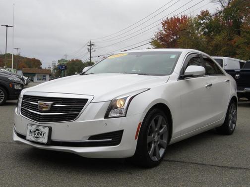 Crystal White Tricoat 2016 Cadillac ATS 2.0L Turbo Luxury