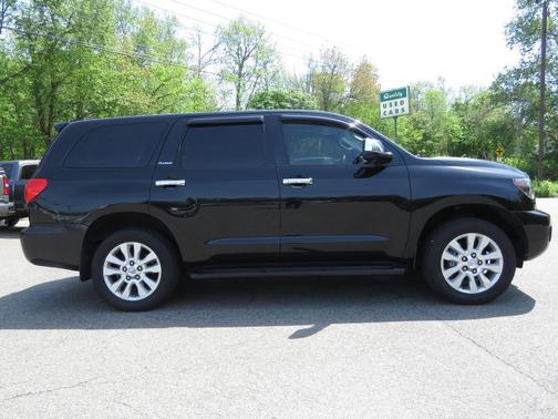 Black 2010 Toyota Sequoia Platinum