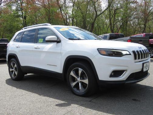 Bright White Clearcoat 2019 Jeep Cherokee Limited