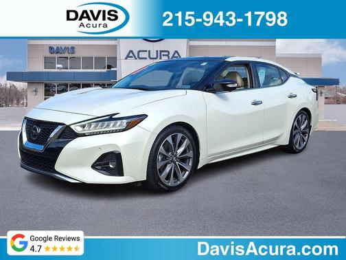 Pearl White Tricoat 2021 Nissan Maxima 3.5 Platinum