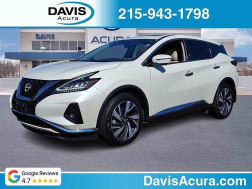 Pearl White Tricoat 2023 Nissan Murano SL Intelligent AWD