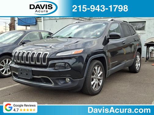 Brilliant Black Crystal Pearlcoat 2014 Jeep Cherokee Limited