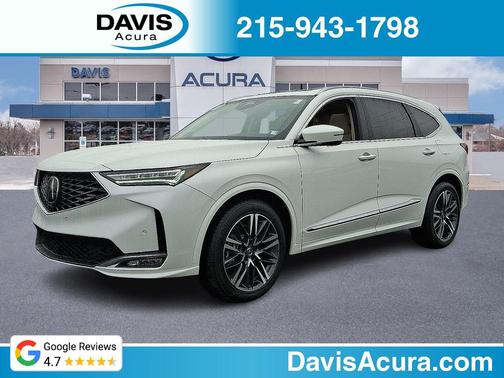 Platinum White Pearl 2026 Acura MDX Advance Package