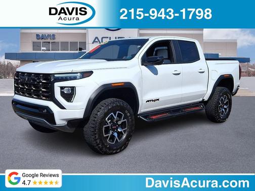 Summit White 2024 GMC Canyon AT4X