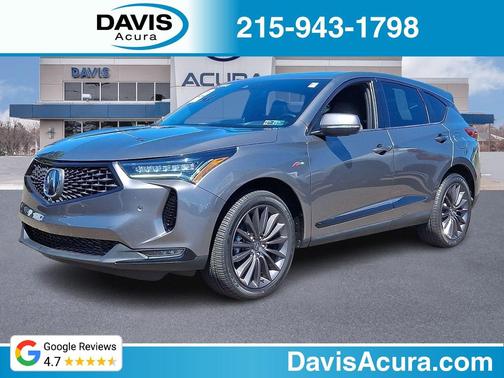Carbon Metallic 2023 Acura RDX A-Spec Advance Package