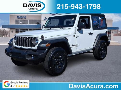 Bright White Clearcoat 2025 Jeep Wrangler Sport