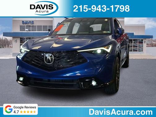 Adriatic Blue Sea Metallic 2025 Acura ADX A-Spec