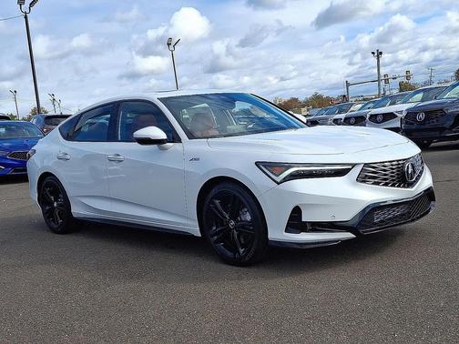 Platinum White Pearl 2026 Acura Integra FWD A-Spec with Technology
