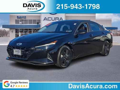 Phantom Black 2022 Hyundai ELANTRA HEV Blue