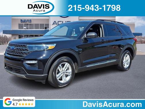 Agate Black Metallic 2023 Ford Explorer XLT