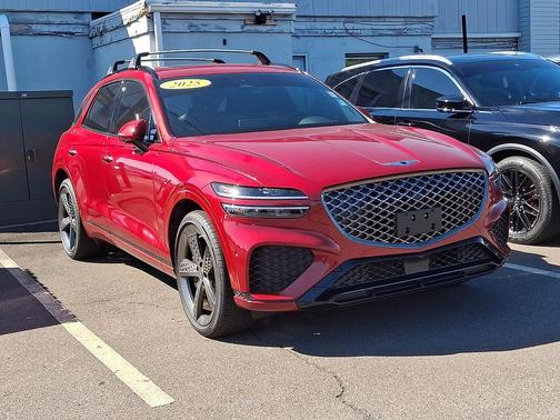 Mauna Red 2025 Genesis GV70 3.5T AWD Sport