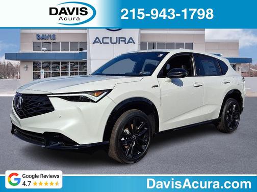 Platinum White Pearl 2026 Acura ADX w/A-Spec Advance Package
