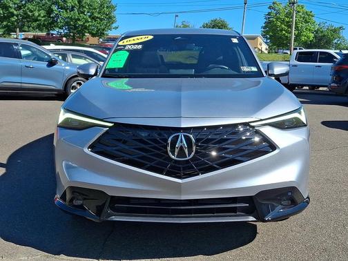 Solar Silver Metallic 2025 Acura ADX A-Spec