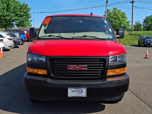 Cardinal Red 2024 GMC Savana 3500 RWD 3500 Extended Wheelbase Work Van