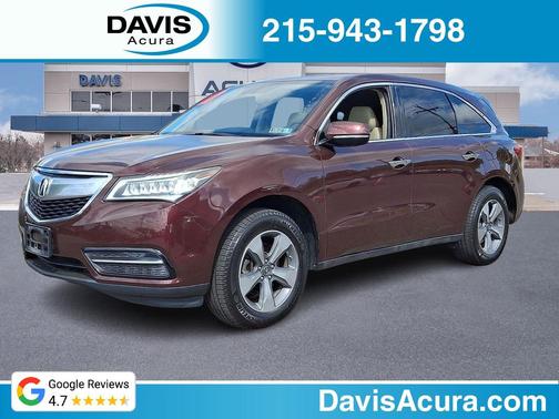 Dark Cherry Pearl - RX 2016 Acura MDX 3.5L