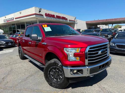 Red 2017 Ford F-150 XLT