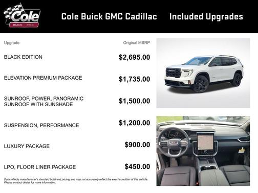 2026 GMC Acadia Elevation AWD