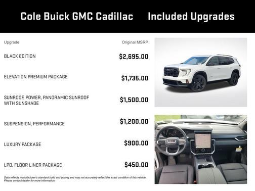 2026 GMC Acadia Elevation AWD