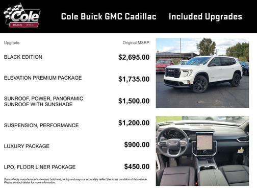 2026 GMC Acadia Elevation AWD