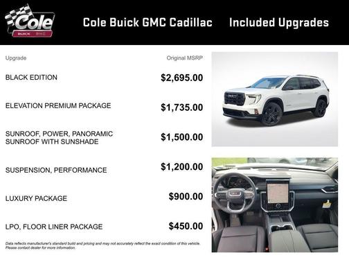 2026 GMC Acadia Elevation AWD