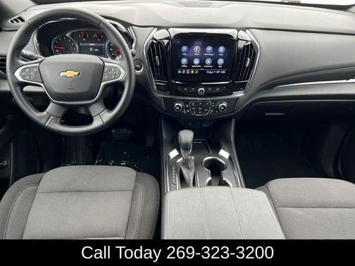 Summit White 2023 Chevrolet Traverse LT Cloth