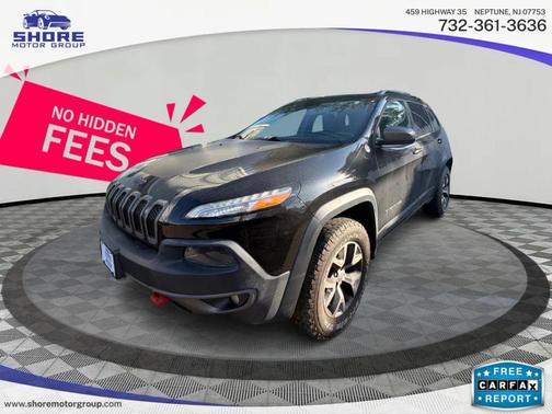 Black 2015 Jeep Cherokee Sport
