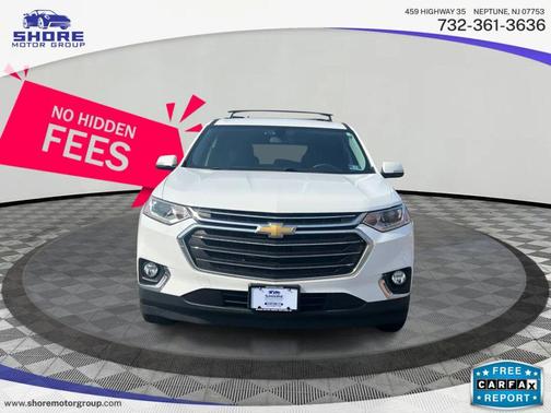 White 2018 Chevrolet Traverse LT Cloth