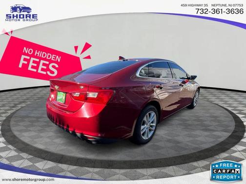 Red 2018 Chevrolet Malibu LT