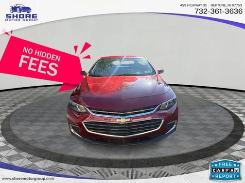 Red 2018 Chevrolet Malibu LT