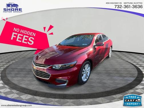 Red 2018 Chevrolet Malibu LT