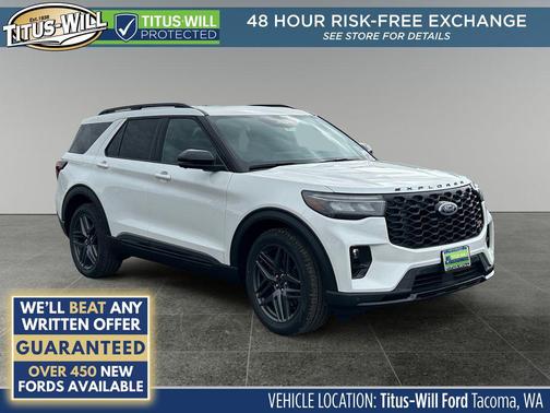White 2026 Ford Explorer ST