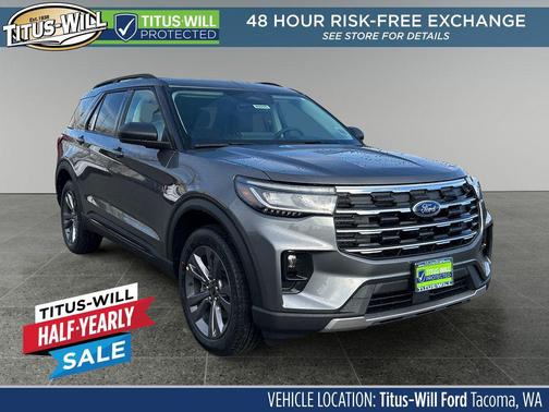 Carbonized Gray Metallic 2026 Ford Explorer Active w/200A Pkg