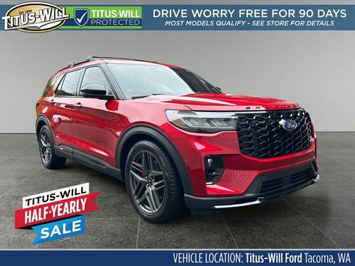 Rapid Red Metallic Tinted Clearcoat 2025 Ford Explorer ST