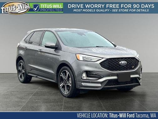 Gray Metallic 2023 Ford Edge ST
