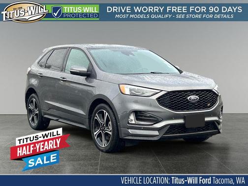 Gray Metallic 2023 Ford Edge ST