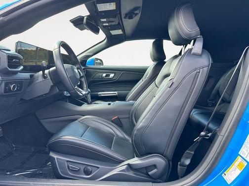 Grabber Blue 2025 Ford Mustang EcoBoost Premium